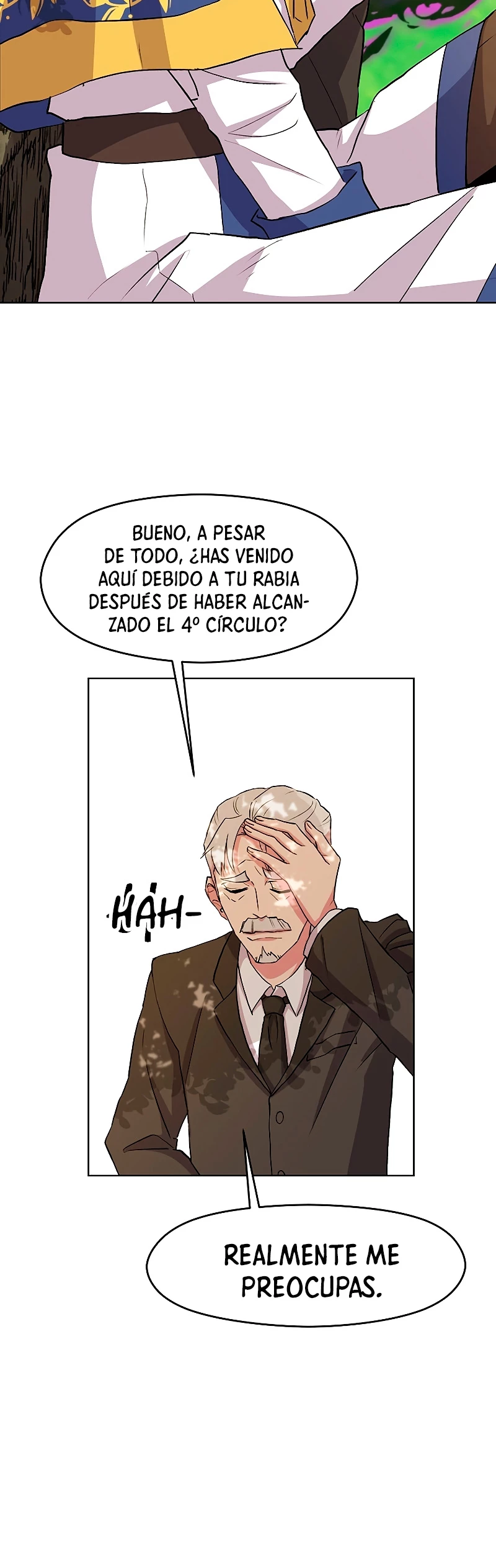 Archimago trascendiendo a través de la regresión Capitulo 3 página 55