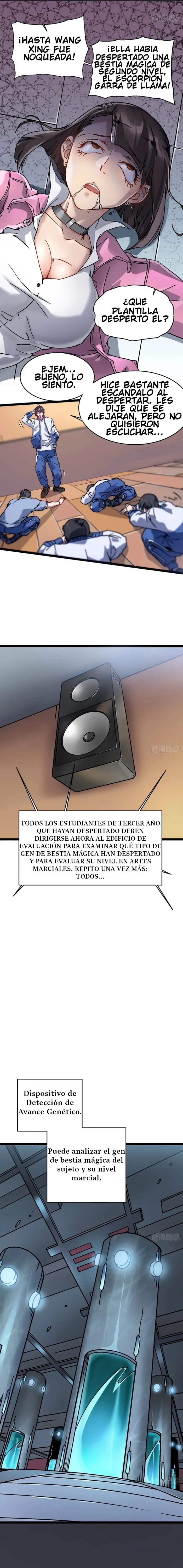 Mi evolución Marcial Empezó cuando Desperté al Rey de los Monstruos Capitulo 1 página 22