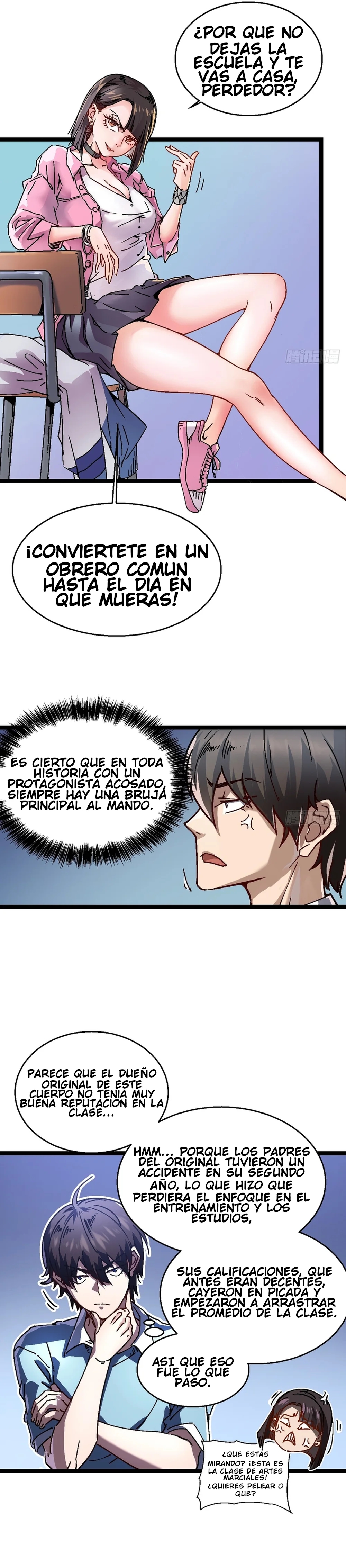Mi evolución Marcial Empezó cuando Desperté al Rey de los Monstruos Capitulo 1 página 9