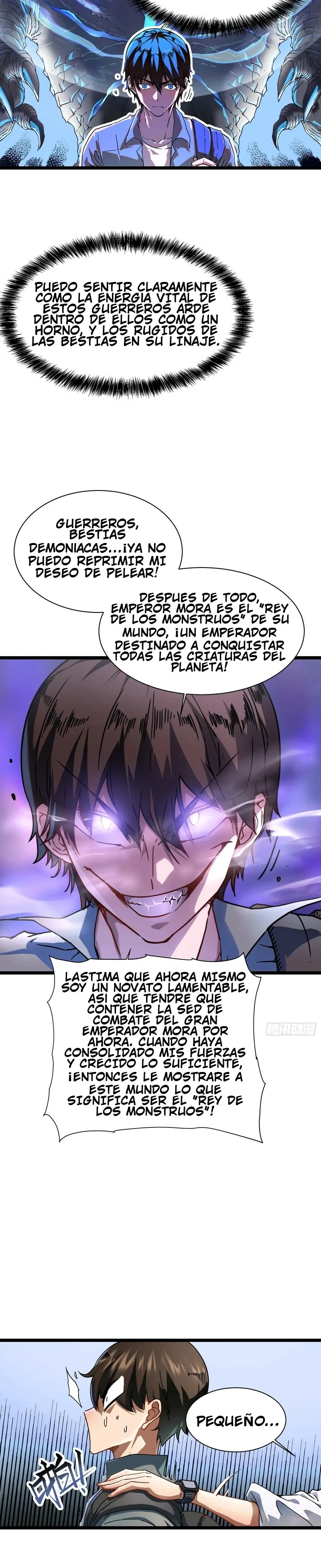 Mi evolución Marcial Empezó cuando Desperté al Rey de los Monstruos Capitulo 2 página 8
