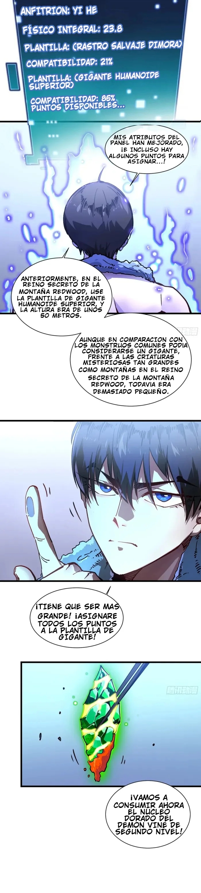 Mi evolución Marcial Empezó cuando Desperté al Rey de los Monstruos Capitulo 20 página 13