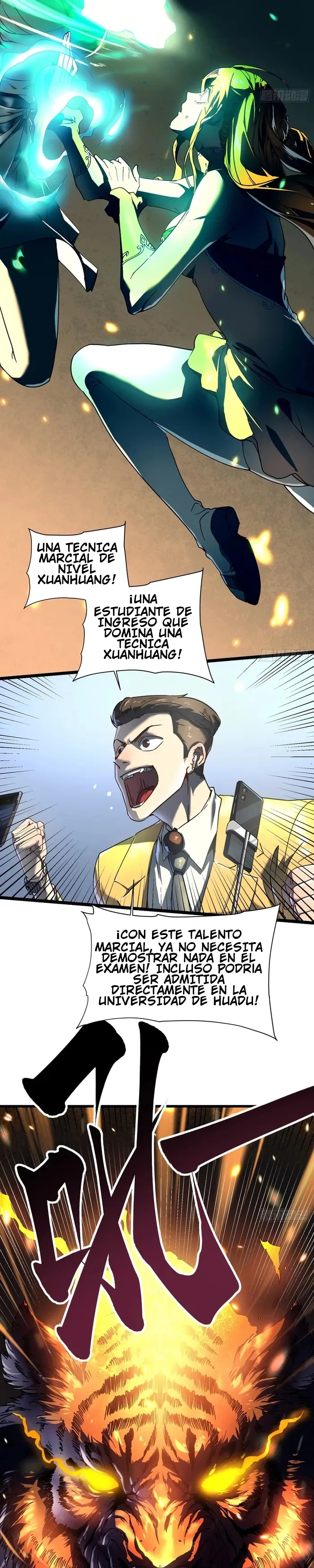 Mi evolución Marcial Empezó cuando Desperté al Rey de los Monstruos Capitulo 6 página 7
