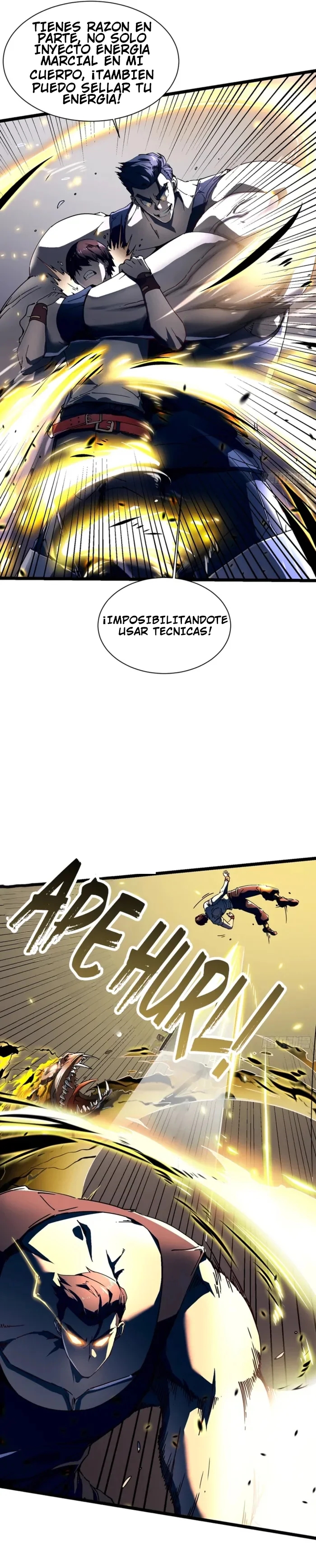 Mi evolución Marcial Empezó cuando Desperté al Rey de los Monstruos Capitulo 7 página 8
