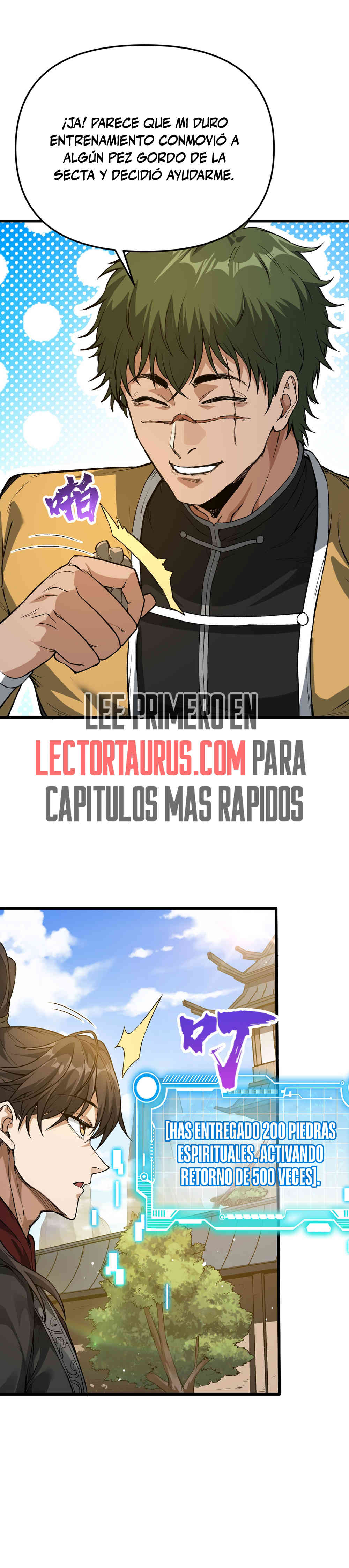 Sistema de Retorno: Me Vuelvo Invencible al darle cosas a Otros Capitulo 1 página 26