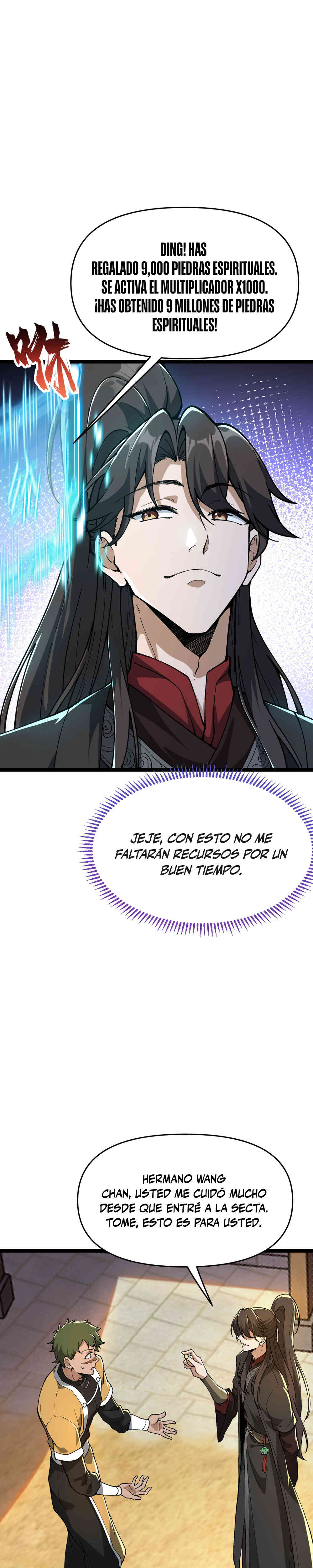 Sistema de Retorno: Me Vuelvo Invencible al darle cosas a Otros Capitulo 7 página 12
