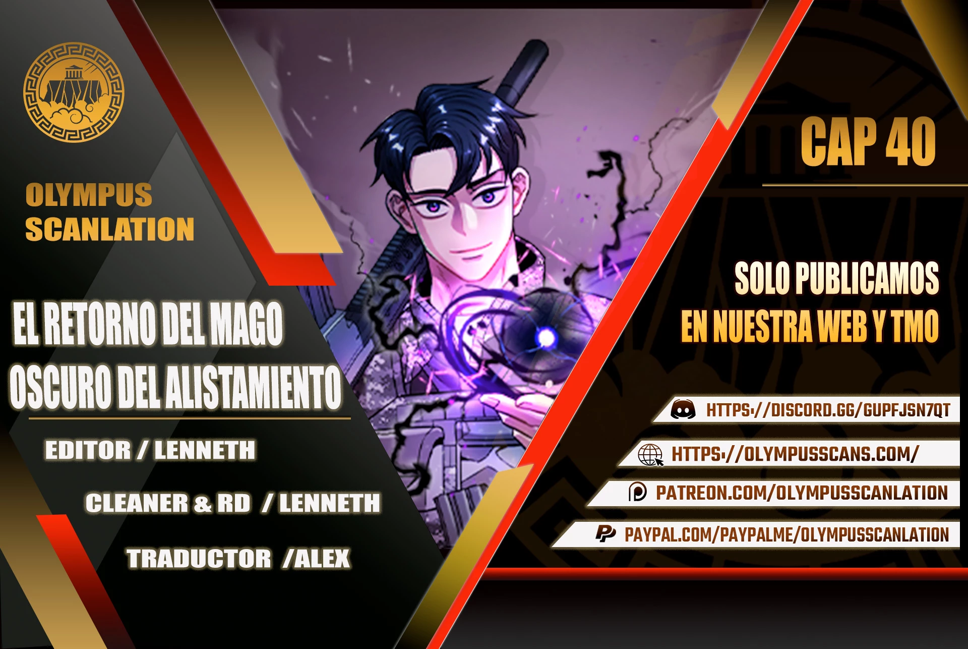 El retorno del mago oscuro del alistamiento Capitulo 40 página 32