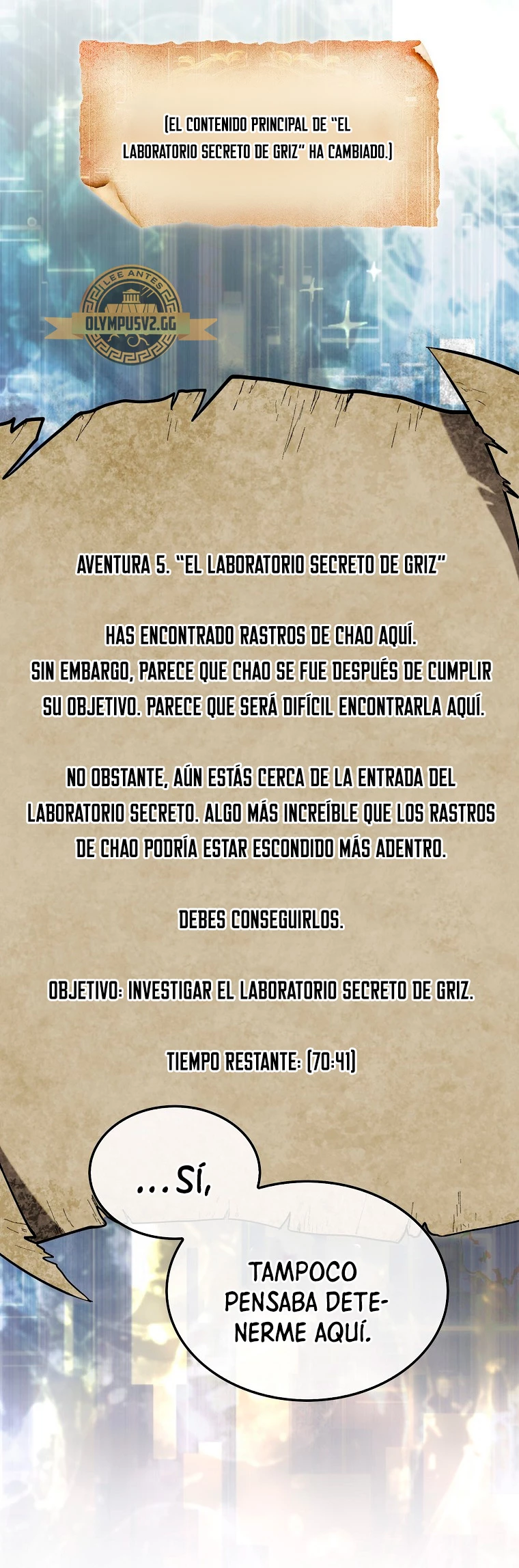 La 31ma pieza revierte la situación Capitulo 28 página 73