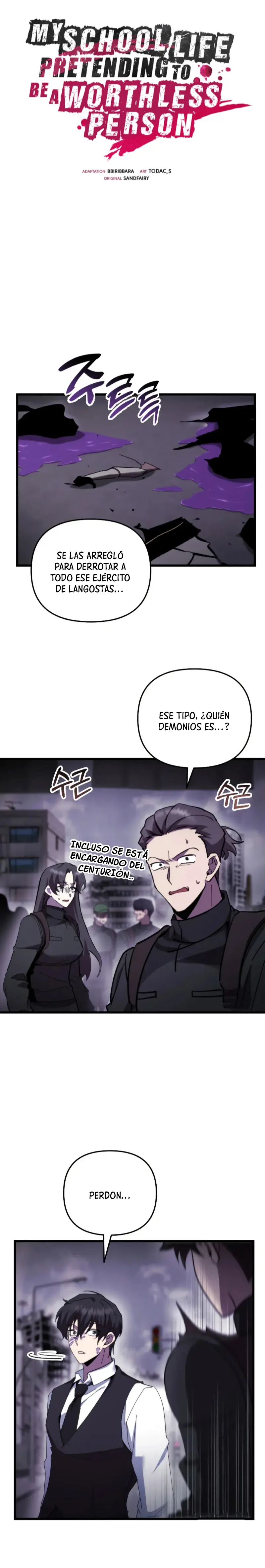 Mi vida escolar pretendiendo ser una persona inútil Capitulo 99 página 10