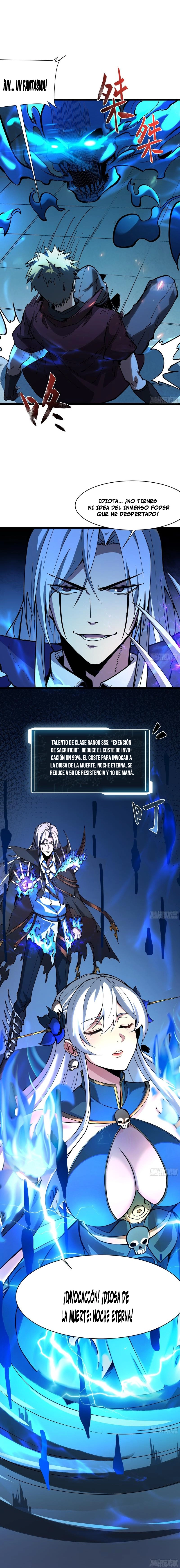 cambio de clase global. Yo invoque a la diosa de la muerte Capitulo 1 página 6