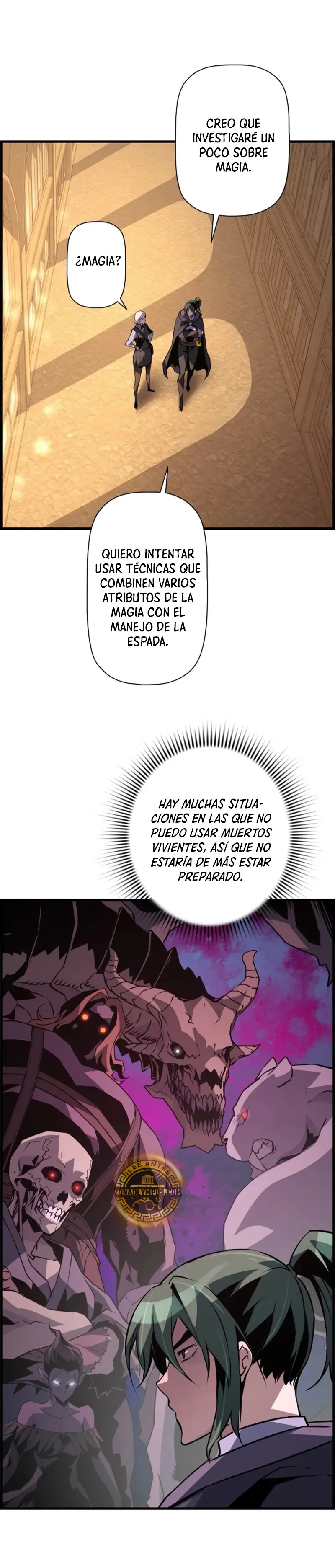 La evolución del nigromante Capitulo 83 página 34