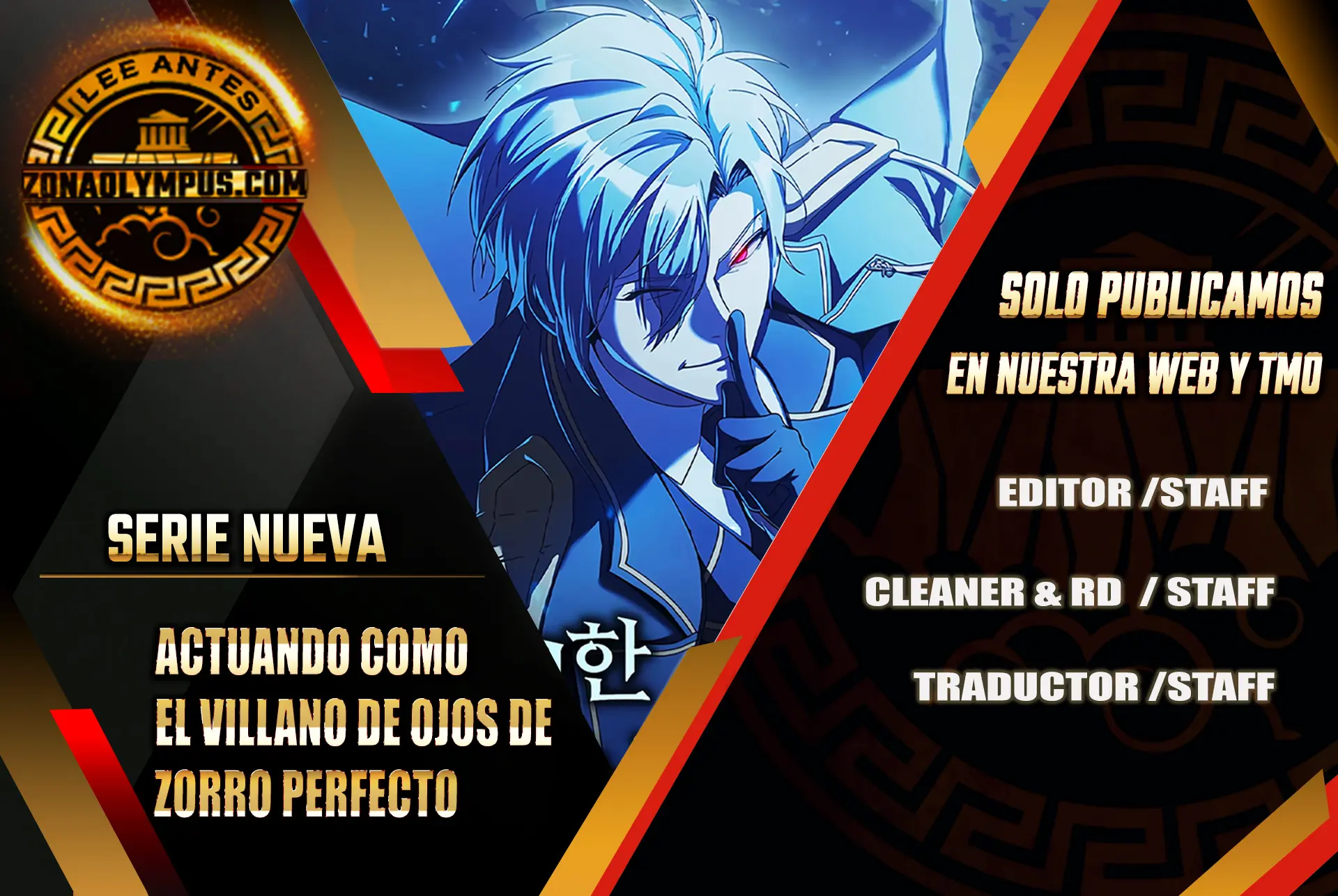Actuando como el villano de ojos de zorro Perfecto Capitulo 1 página 2