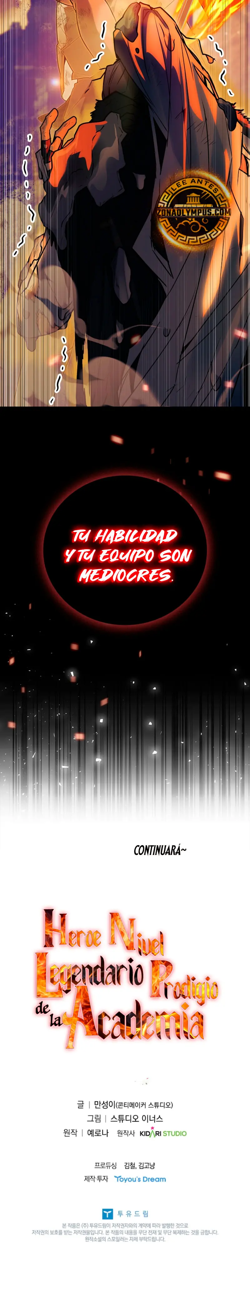 El heroe de nivel legendario prodigio de la academia. Capitulo 66 página 49