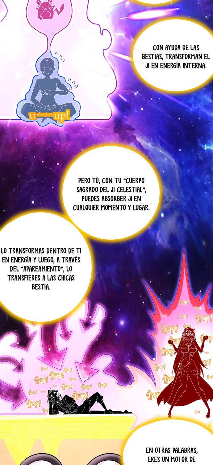 Cultivo Dual con mi HAREM de Bellezas Inmortales Capitulo 2 página 13