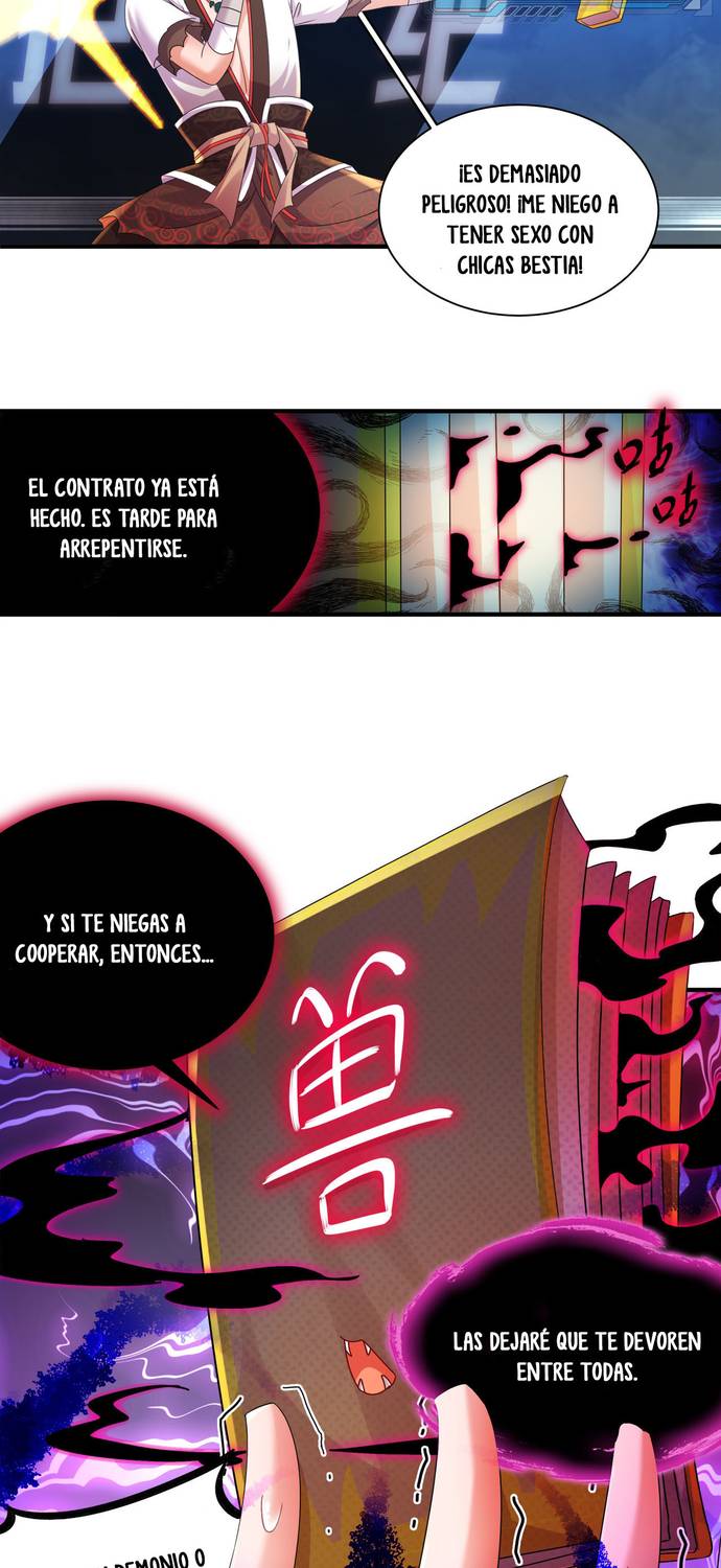 Cultivo Dual con mi HAREM de Bellezas Inmortales Capitulo 2 página 23