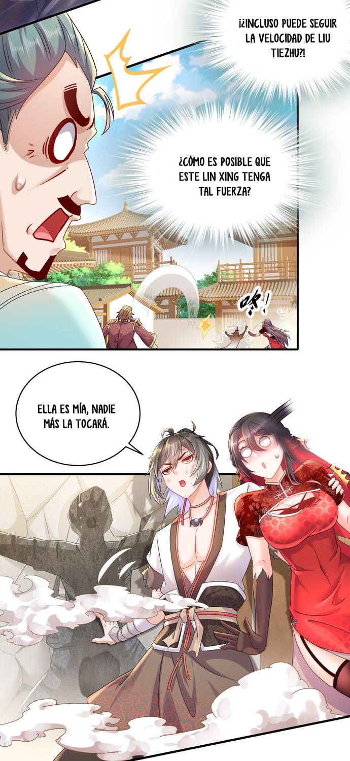 Cultivo Dual con mi HAREM de Bellezas Inmortales Capitulo 4 página 17