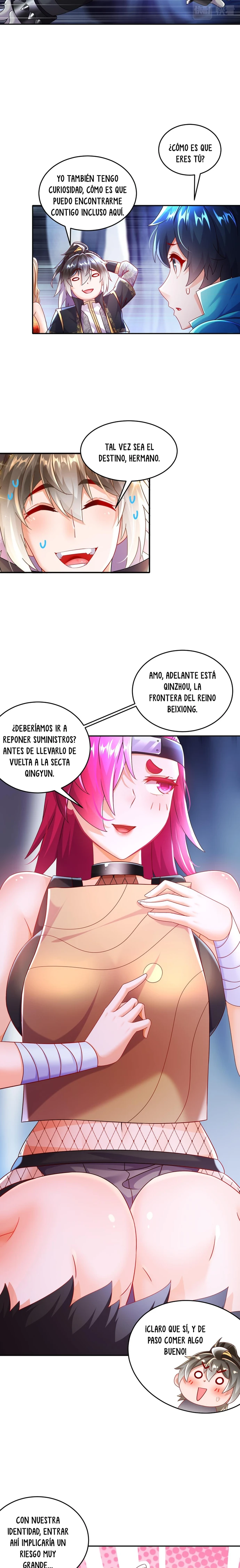 Cultivo Dual con mi HAREM de Bellezas Inmortales Capitulo 85 página 7
