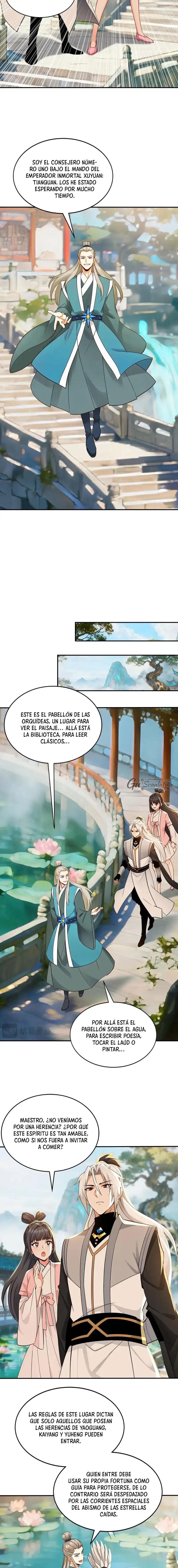 ¡Mientras mis discípulos se matan entrenando, yo me relajo! Capitulo 218 página 9