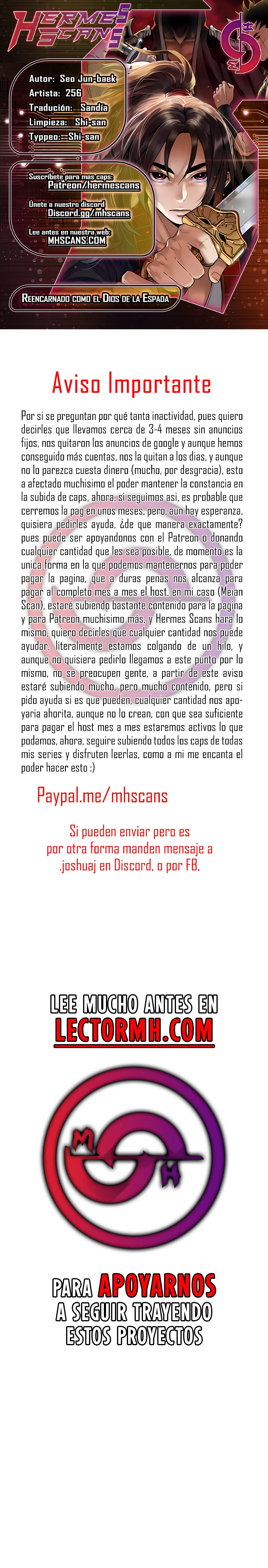 He Reencarnado como el Dios de la Espada Capitulo 89 página 2