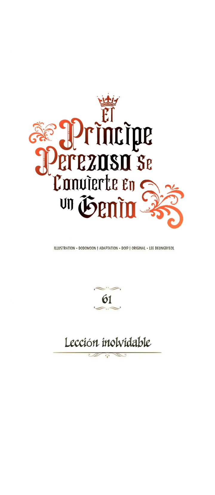 El principe perezoso se convierte en un genio Capitulo 61 página 5