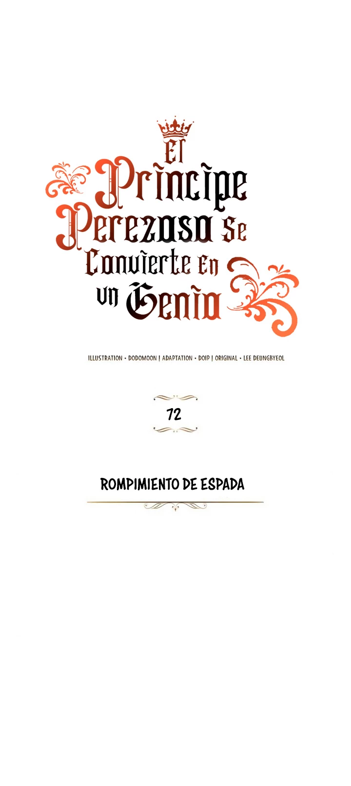 El principe perezoso se convierte en un genio Capitulo 72 página 3