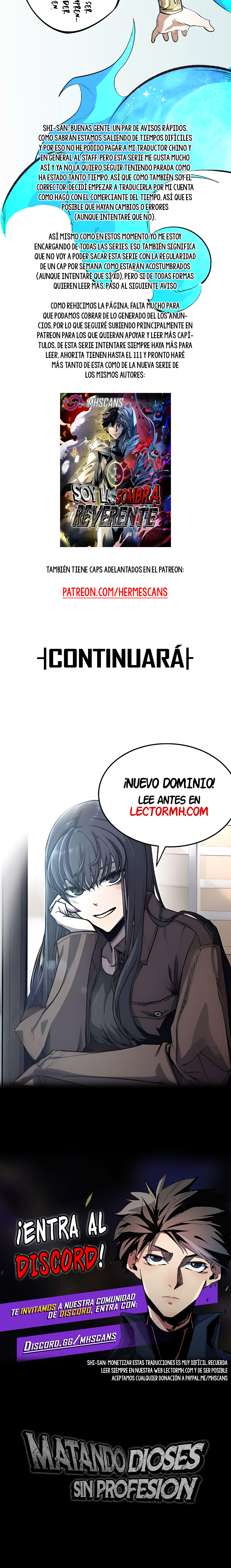 Matando Dioses sin Profesión Capitulo 110 página 22