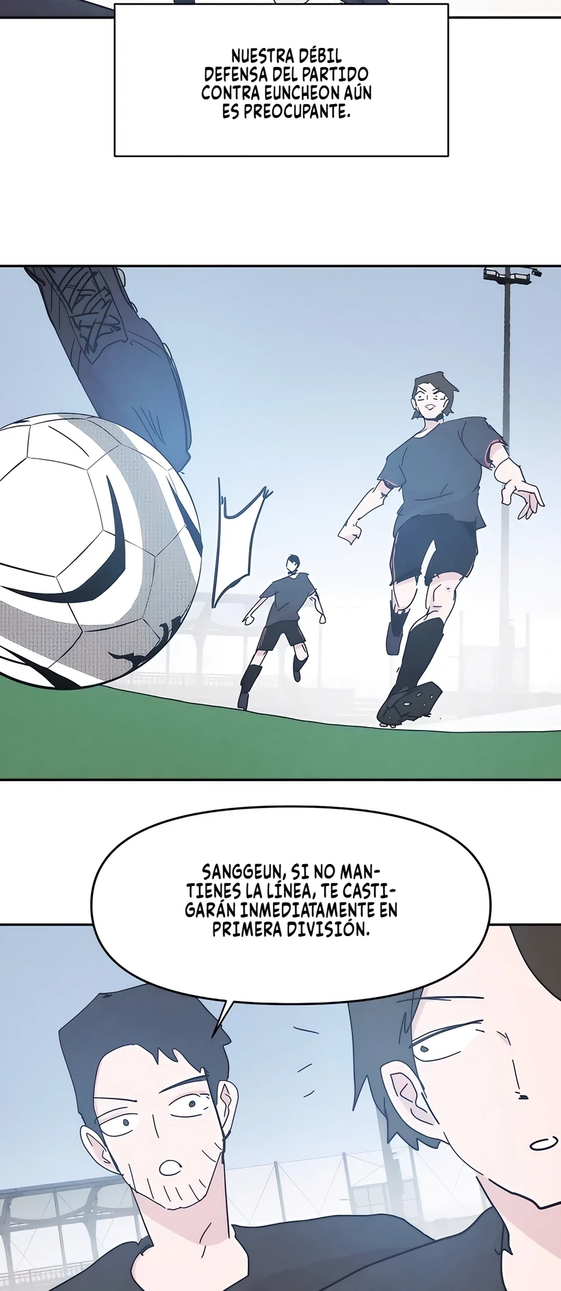 formando la leyenda del fútbol Capitulo 30 página 9