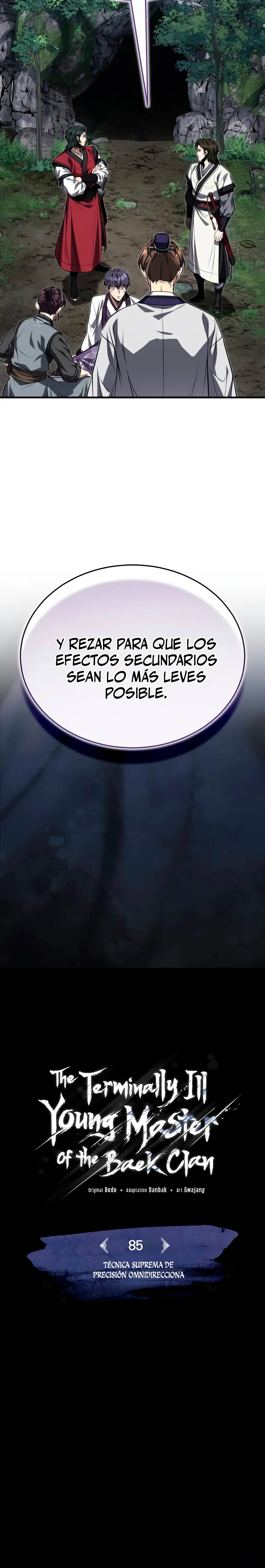 El enfermo terminal joven maestro Baek Capitulo 85 página 22