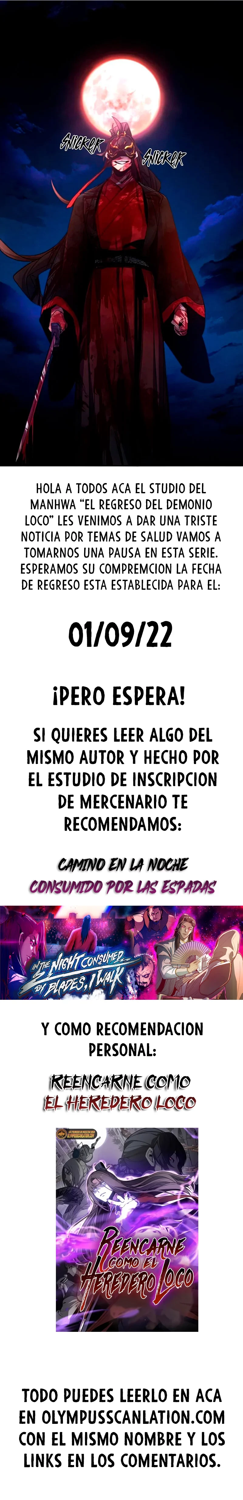 El regreso del demonio loco Capitulo 52.50 página 2