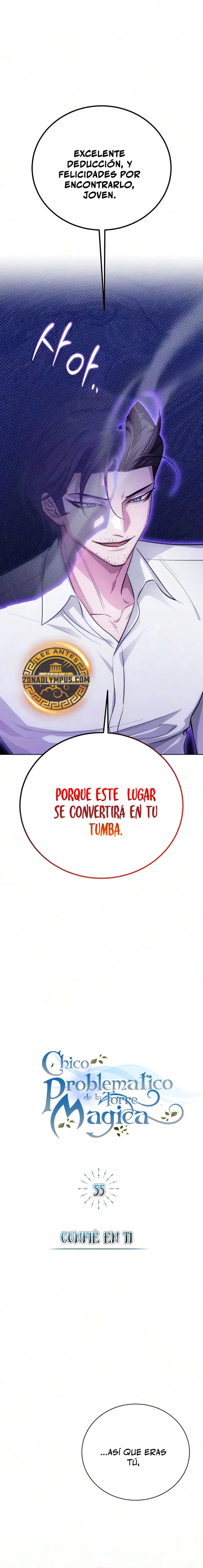 El chico problemático de la torre mágica Capitulo 55 página 10
