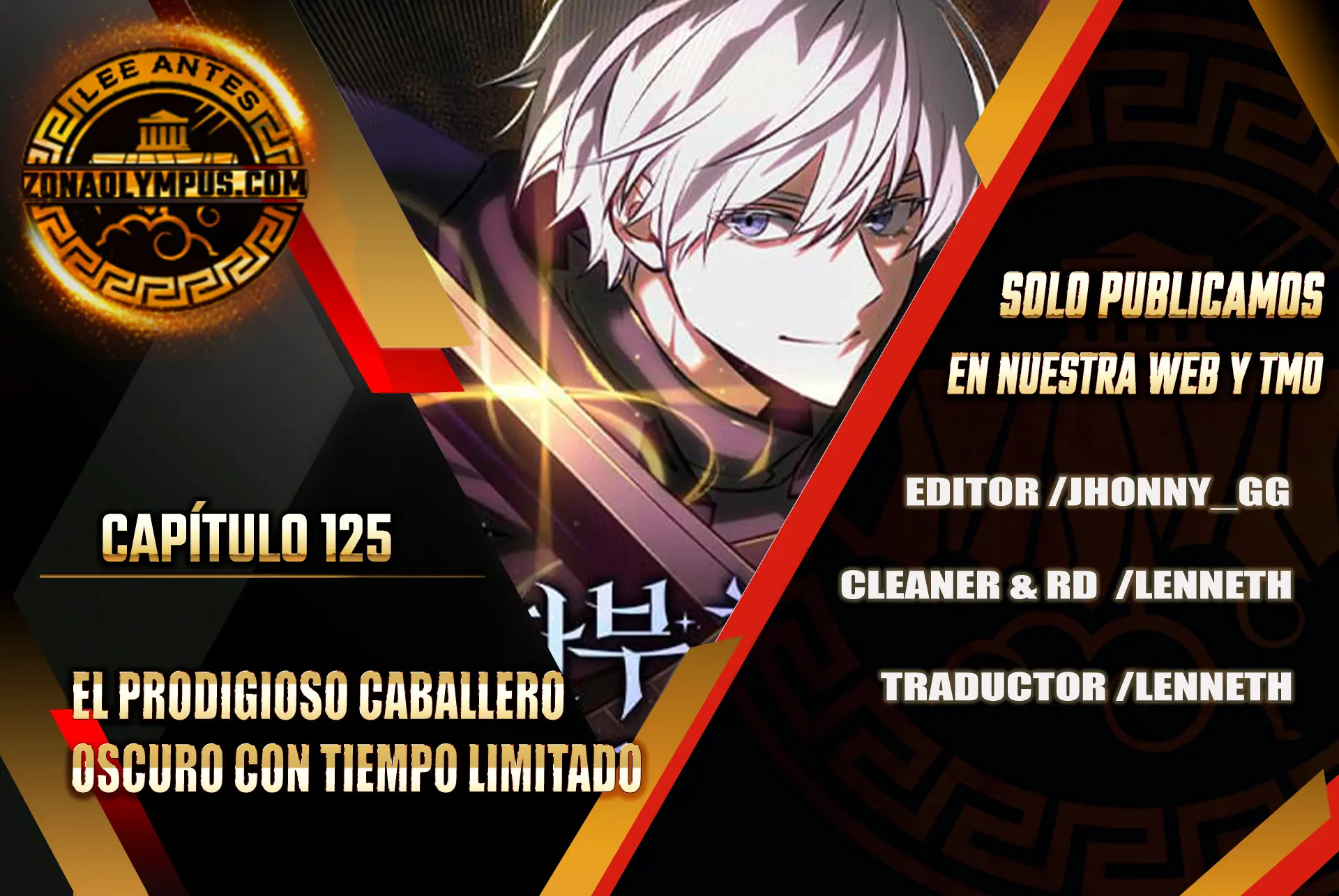 El prodigioso caballero  oscuro con tiempo Limitado Capitulo 125 página 2