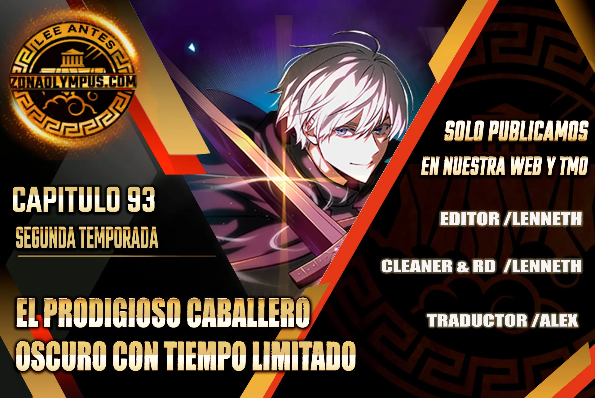 El prodigioso caballero  oscuro con tiempo Limitado Capitulo 93 página 2