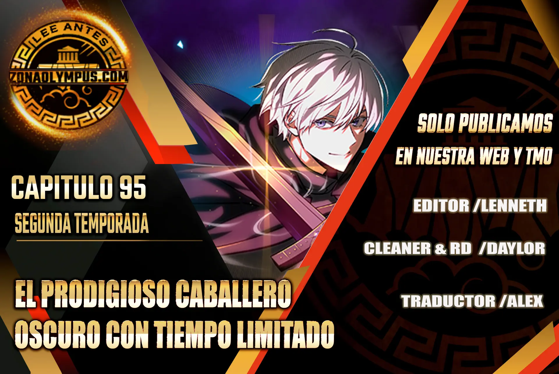 El prodigioso caballero  oscuro con tiempo Limitado Capitulo 95 página 2