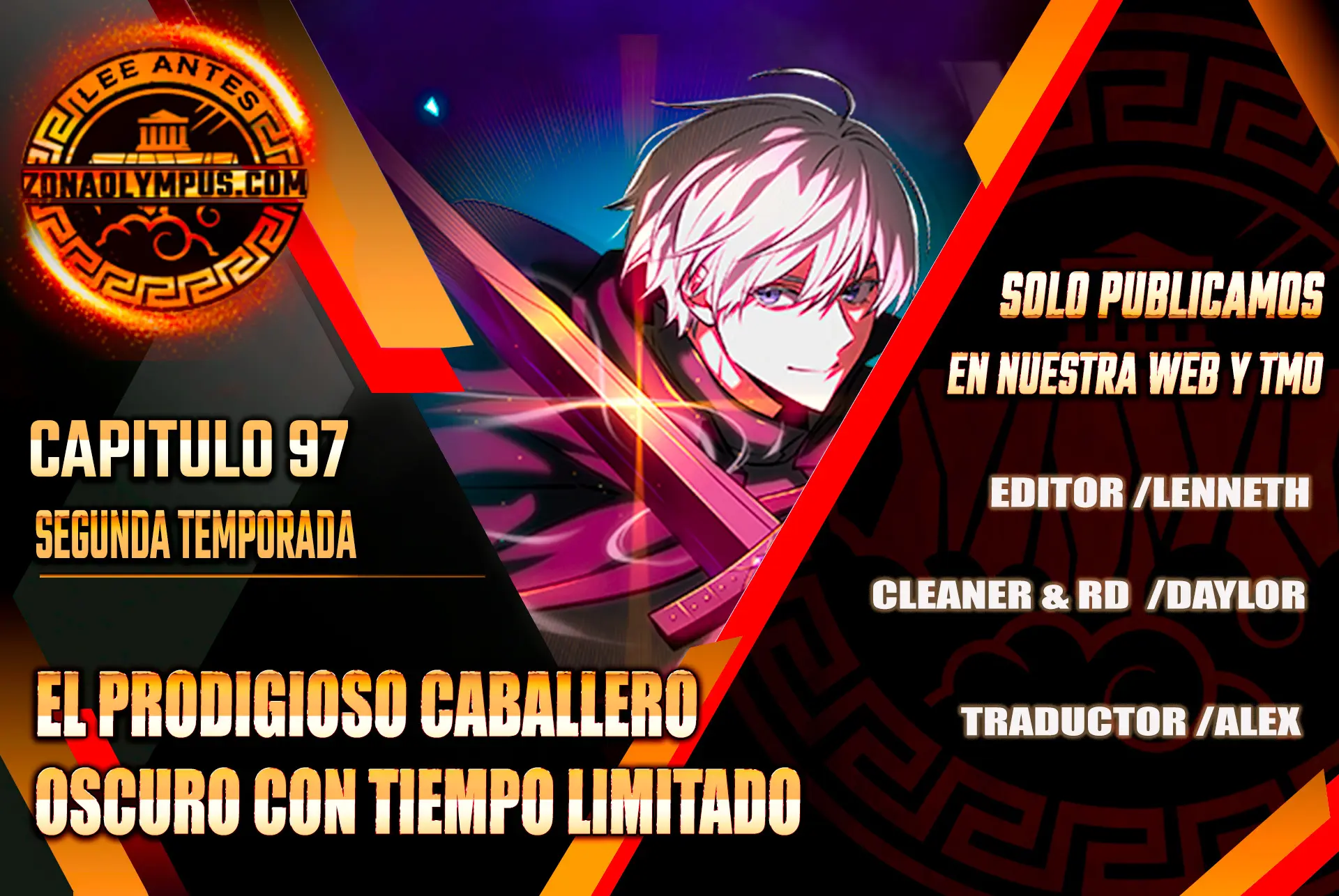 El prodigioso caballero  oscuro con tiempo Limitado Capitulo 97 página 2
