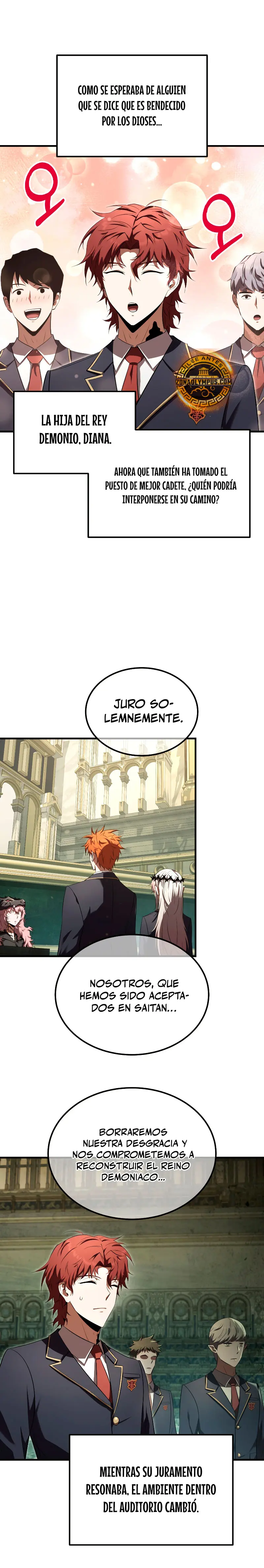 El villano de mirada cortante de la Academia Demoniaca Capitulo 17 página 31