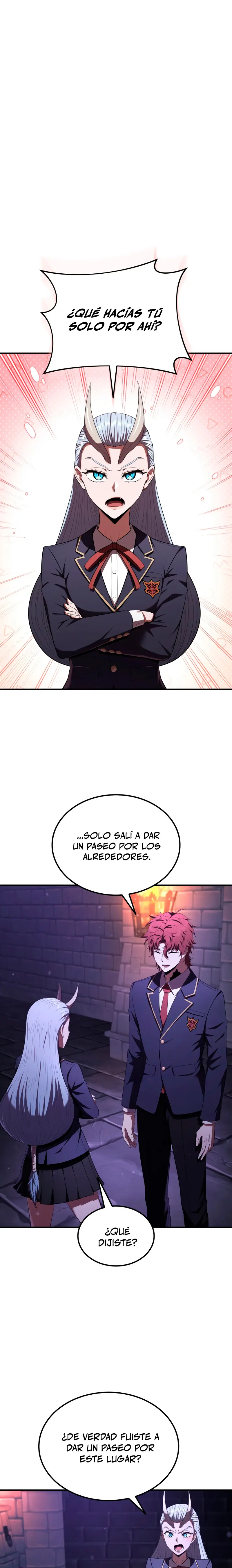 El villano de mirada cortante de la Academia Demoniaca Capitulo 27 página 11