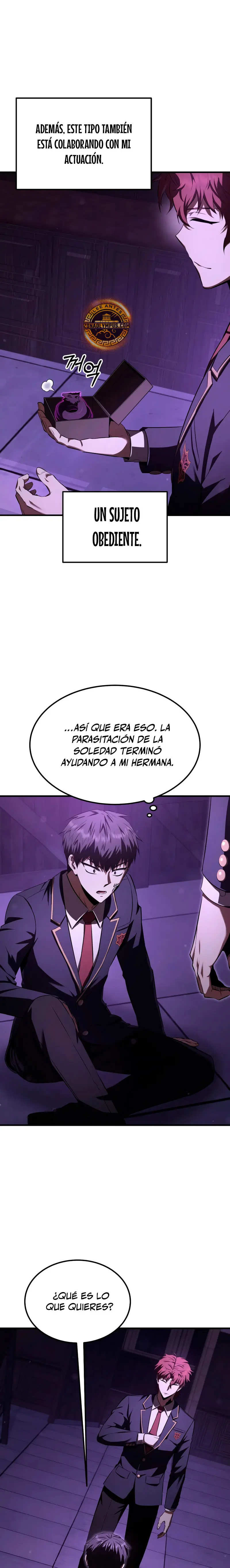 El villano de mirada cortante de la Academia Demoniaca Capitulo 32 página 21