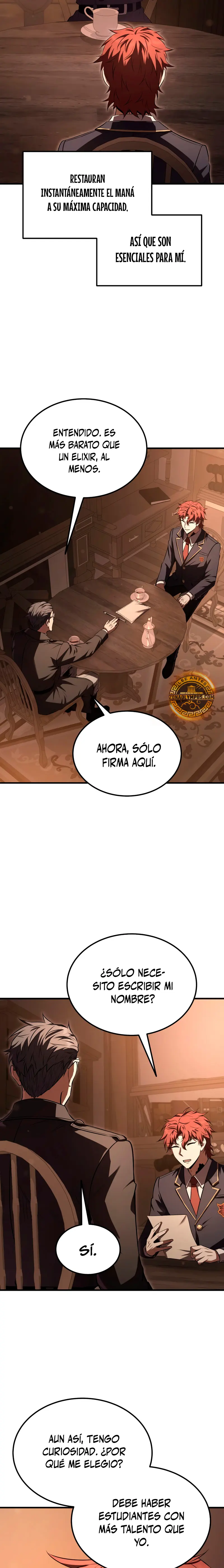 El villano de mirada cortante de la Academia Demoniaca Capitulo 33 página 15