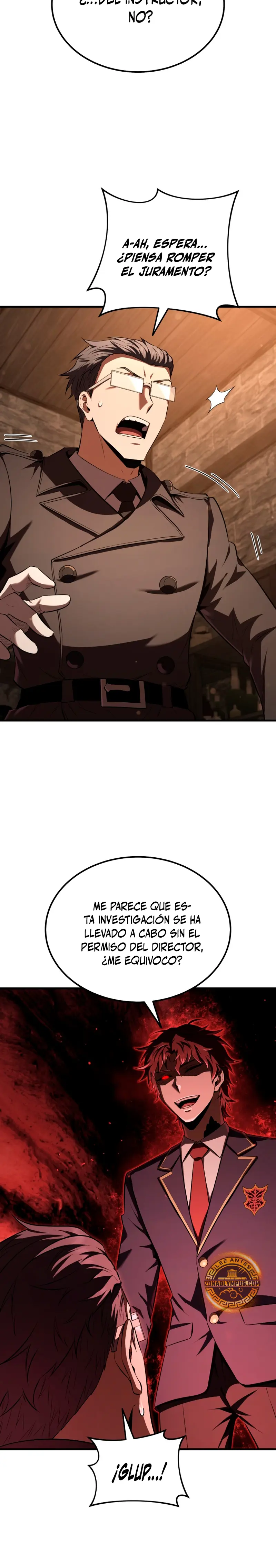 El villano de mirada cortante de la Academia Demoniaca Capitulo 34 página 14