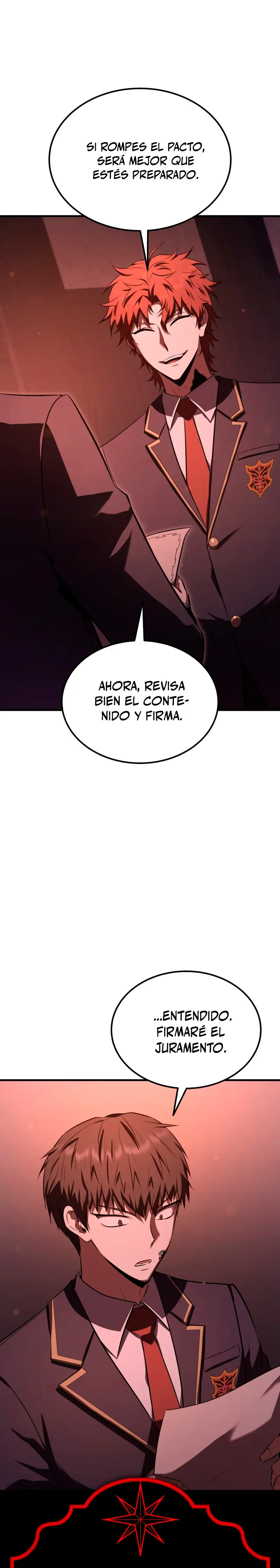 El villano de mirada cortante de la Academia Demoniaca Capitulo 34 página 21
