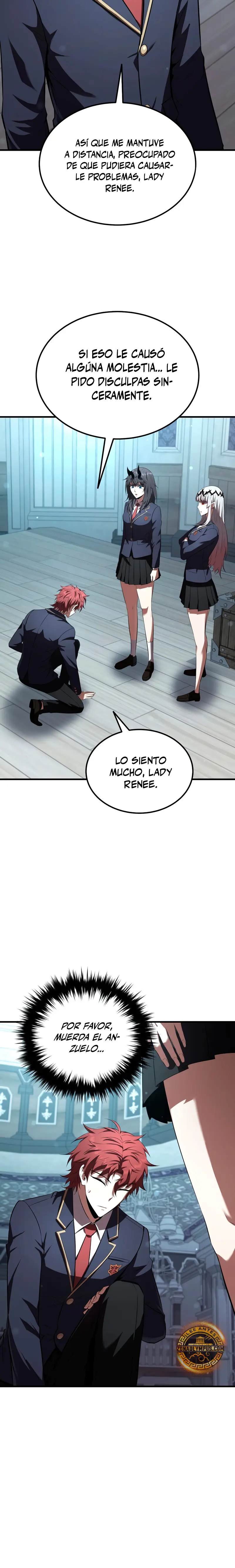 El villano de mirada cortante de la Academia Demoniaca Capitulo 35 página 17