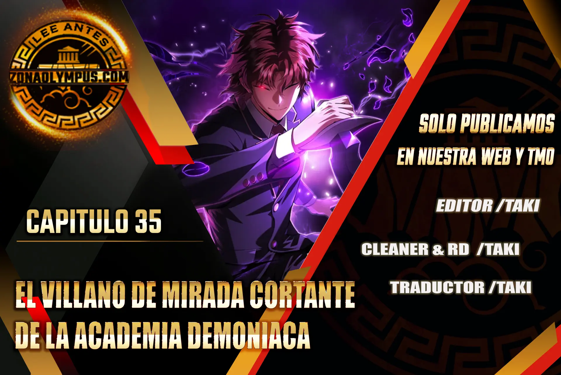 El villano de mirada cortante de la Academia Demoniaca Capitulo 35 página 2