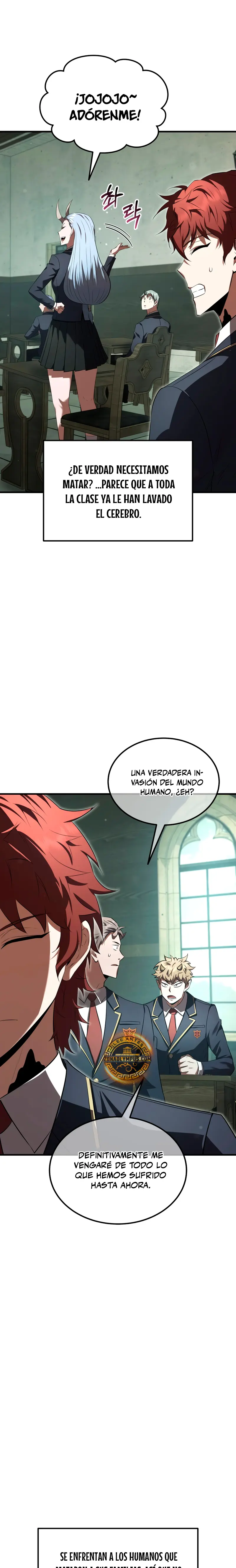 El villano de mirada cortante de la Academia Demoniaca Capitulo 35 página 5