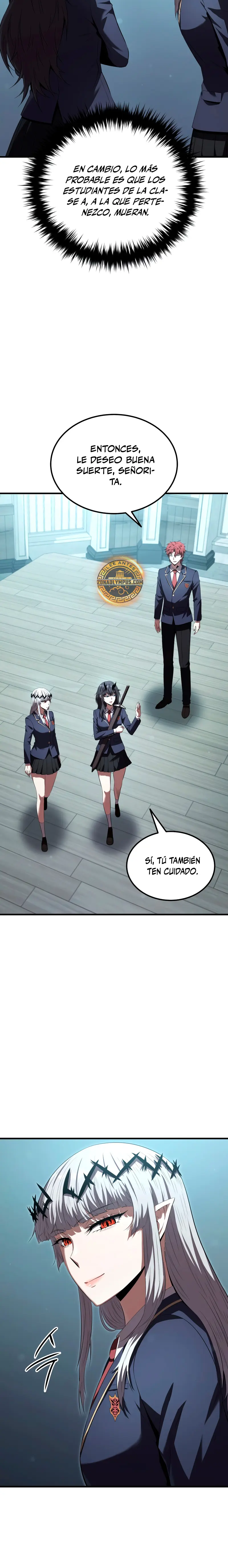 El villano de mirada cortante de la Academia Demoniaca Capitulo 36 página 9
