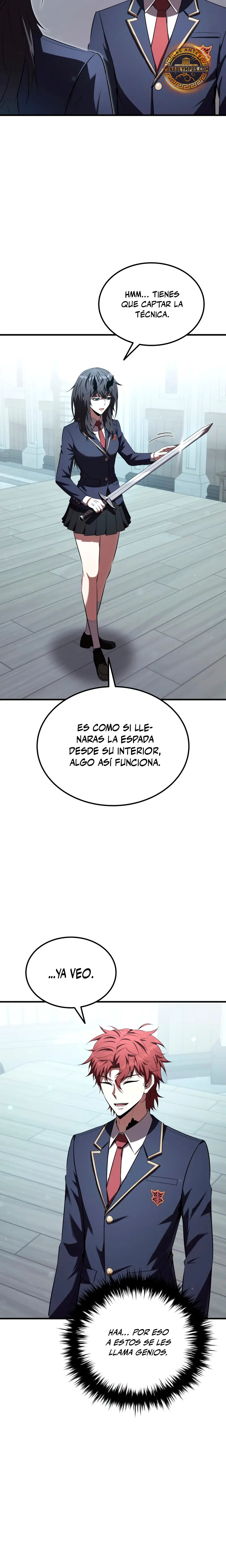 El villano de mirada cortante de la Academia Demoniaca Capitulo 36 página 6