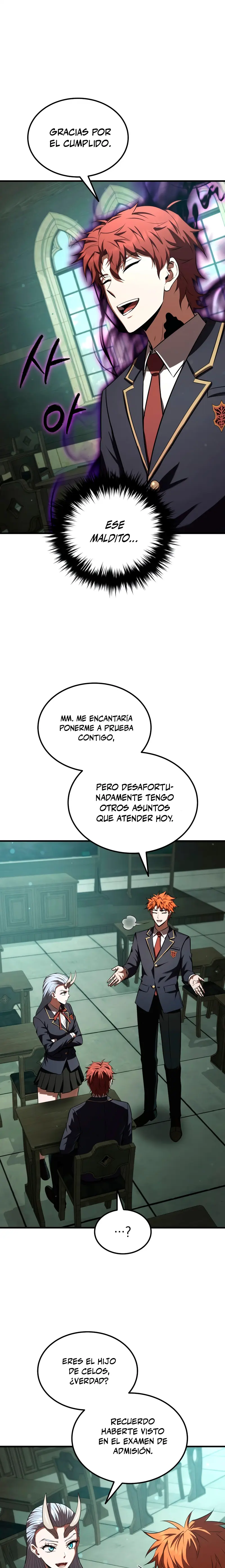 El villano de mirada cortante de la Academia Demoniaca Capitulo 38 página 15