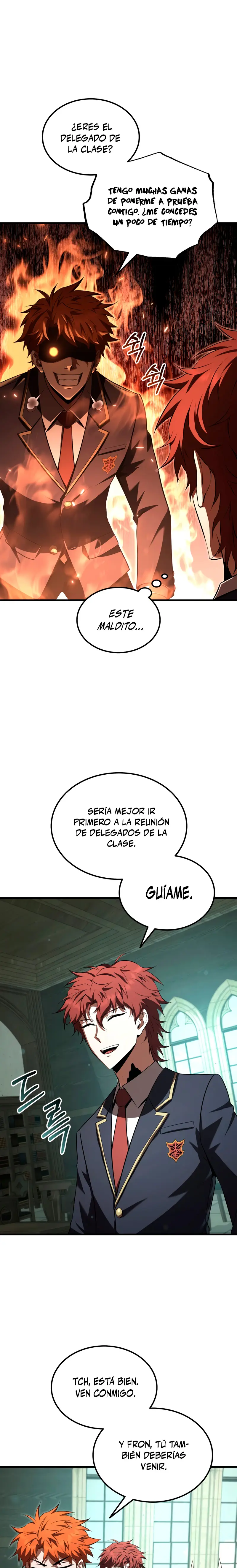El villano de mirada cortante de la Academia Demoniaca Capitulo 38 página 19