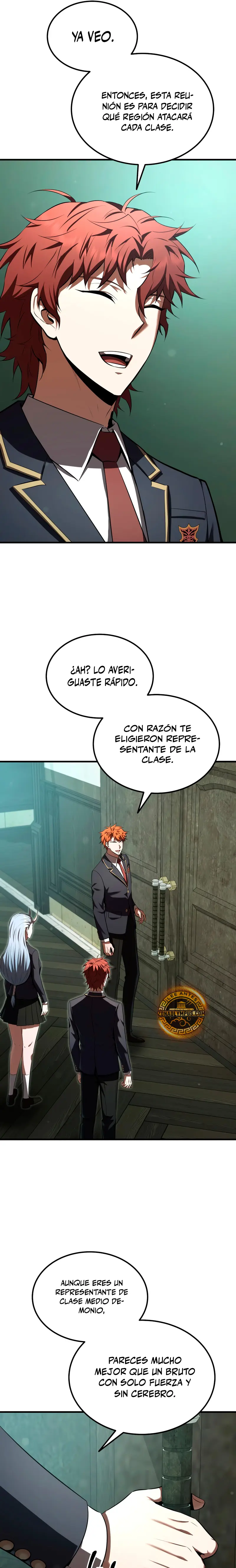 El villano de mirada cortante de la Academia Demoniaca Capitulo 38 página 22