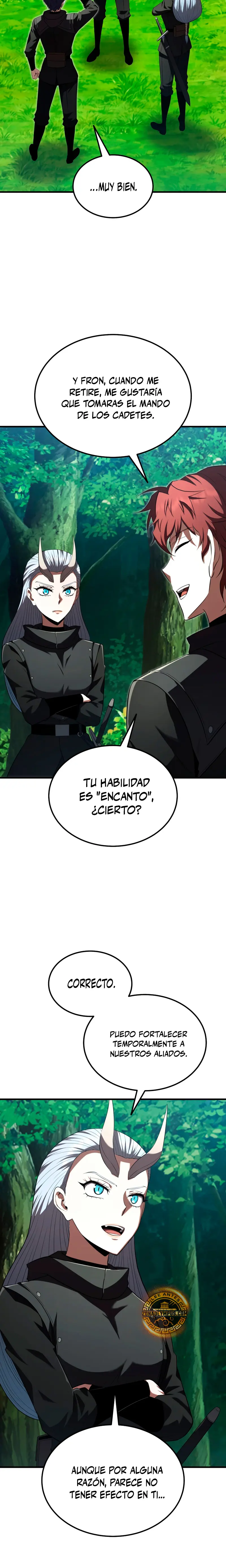 El villano de mirada cortante de la Academia Demoniaca Capitulo 42 página 19