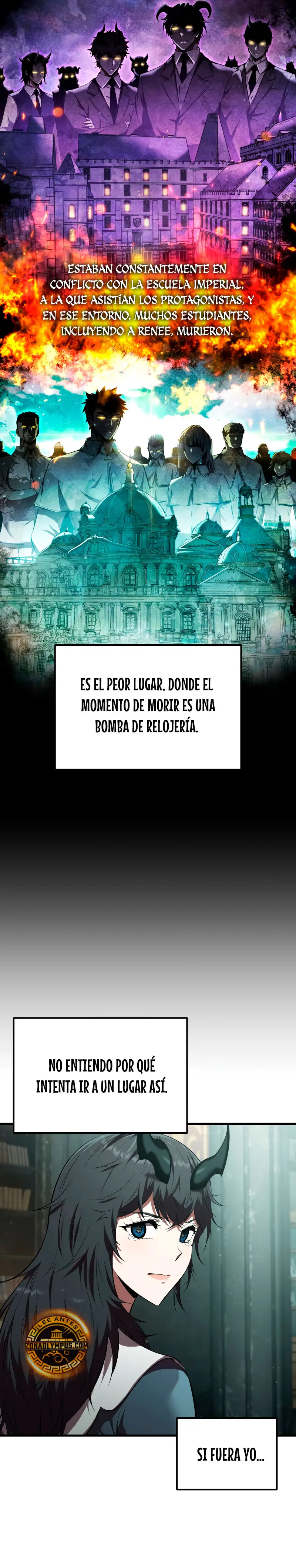 El villano de mirada cortante de la Academia Demoniaca Capitulo 5 página 33