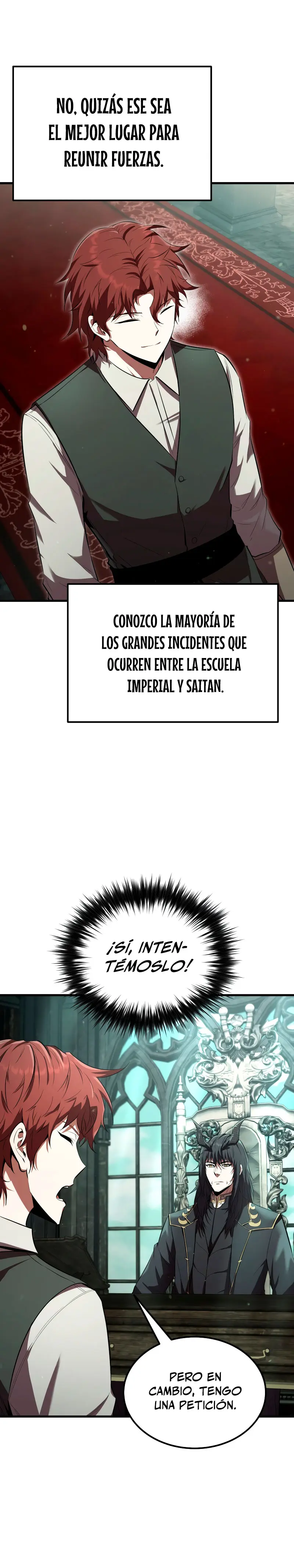 El villano de mirada cortante de la Academia Demoniaca Capitulo 5 página 34